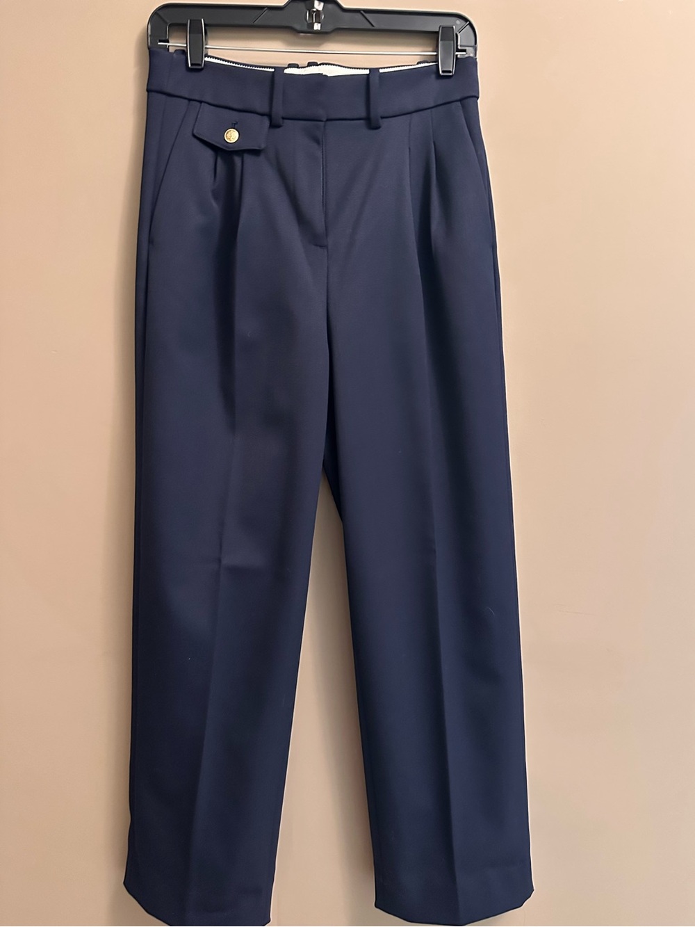 J. Crew COLLECTION Navy pleated Trousers SOLD OUT in Stores